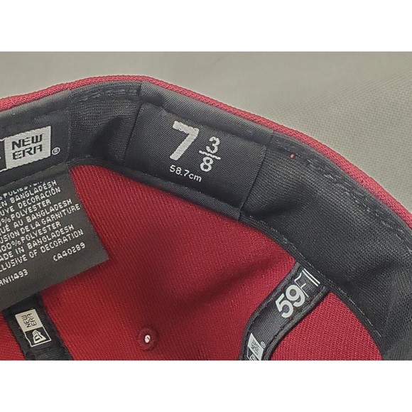 Sacramento River Cats New Era 59Fifty Fitted Hat Size 7 3/8 Red New! - Picture 12 of 12